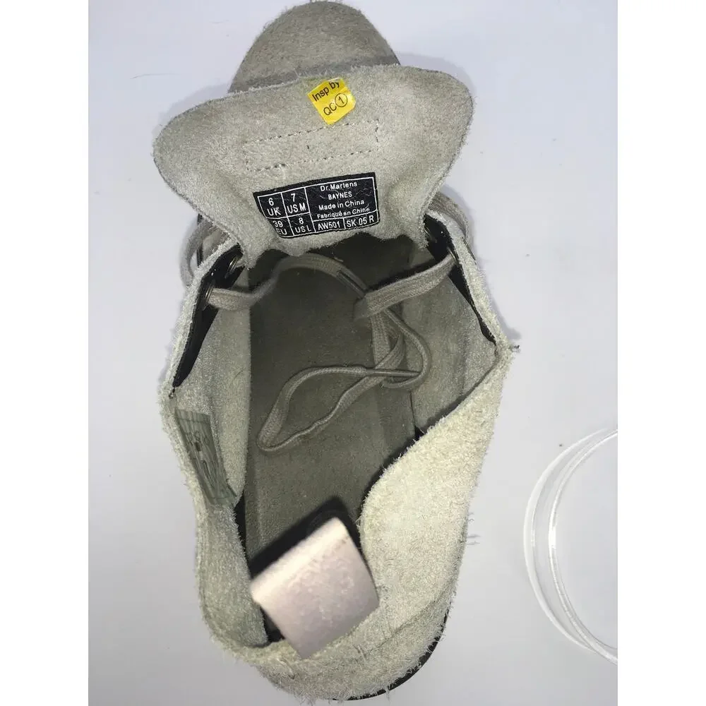 Dr Martens Baynes Mid Chukka Boot Mens 7 Womens 8 EU 39 Wooly Grey Suede Lace Up